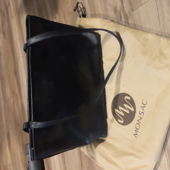 Monsac Bags Vintage Monsac Leather Purse Poshmark